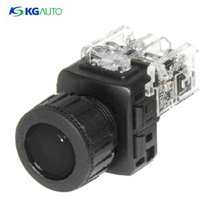KG AUTO Push Button Switch, Non-Illuminated, Ø25mm, Black, Momentary, KGF-CM2B 2a2b