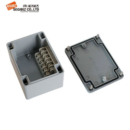 SEGIBIZ Terminal Box, Aluminum Pin Box, Heat-Resistant SG-HL-6P