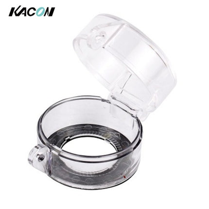 KACON Control Switch Accessory, Emergency Stop Switch Protective Cover, Guard, for Ø30, Transparent KEG33C