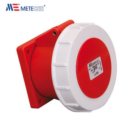 METE Flange Socket, Straight Type, 32A, 380-415V, 406520V