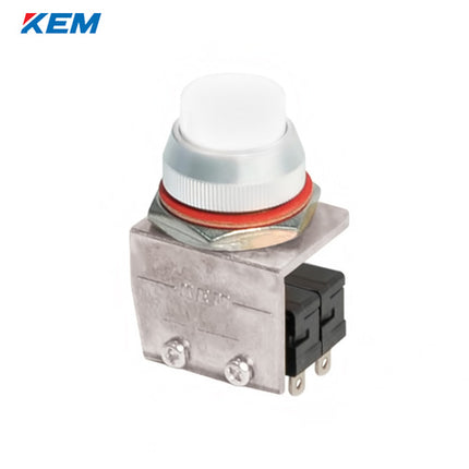 KEM Push Button Switch, Non-Illuminated, Ø16mm, Projecting, White, KP-S16-2W, AC250V 5A 2a2b