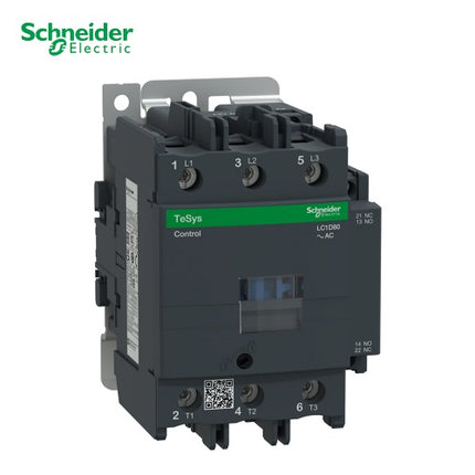 SCHNEIDER Magnetic Contactor, MC LC1D80M7