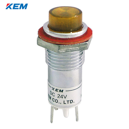 KEM KEM LED Indicator Light, Ø12mm, High-Brightness, AC220V, Yellow KLGU-12A220Y
