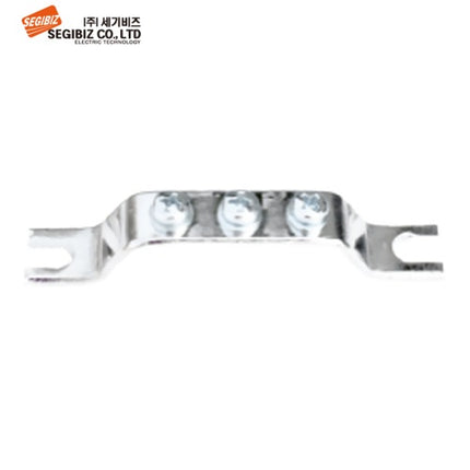 SEGIBIZ Grounding Busbar Terminal Block (Ground Bar), 1-Row, 3P SG-EB-3P