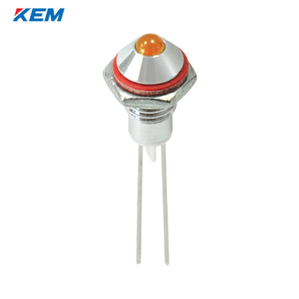 KEM KEM LED Indicator Light, Ø6mm, DC3V, Yellow KLH-06D03Y