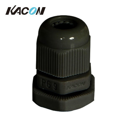 KACON Cable Gland, Cord Lock Connector, Black (Pack of 100) KA-PG09B