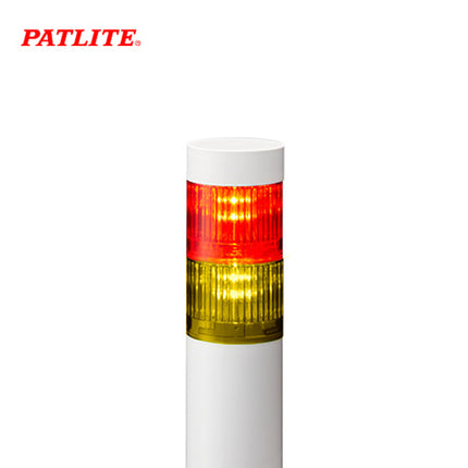 PATLITE Signal Tower Light, LED, Ø50mm, 2-Tier, DC12V LR5-201PJNW-RY