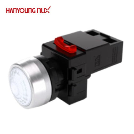 HANYOUNG Pilot Lamp, Ø22, White, 100-240V AC MRP-RA0W