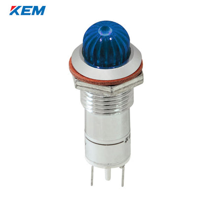 KEM KEM LED Indicator Light, Ø12mm, High-Brightness, DC48V, Blue KLCRAU-12D48B