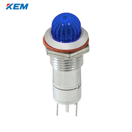 KEM KEM LED Indicator Light, Ø12mm, High-Brightness, AC220V, Blue KLCRAU-12A220B