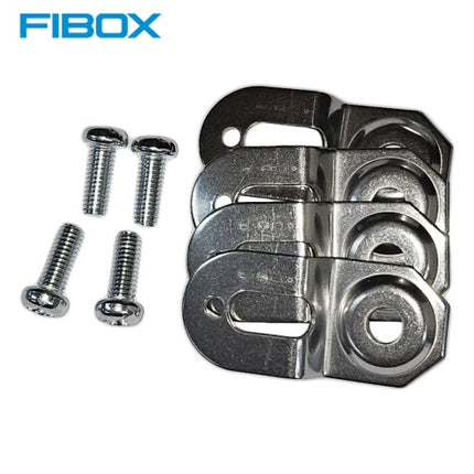 FIBOX Wall-Mount Cabinet Quick Mounting Lugs, SUS, 4 pcs, Bolts Included FCM-4