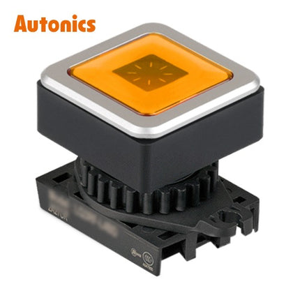 AUTONICS Pilot Lamp, LED Illuminated, Ø30, Yellow LQ3RFU-L4Y