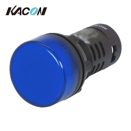 KACON Pilot Lamp, General Purpose, Blue, 220VAC KPL-B