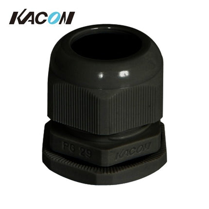 KACON Cable Gland, Cord Lock Connector, Black (Pack of 50) KA-PG29B