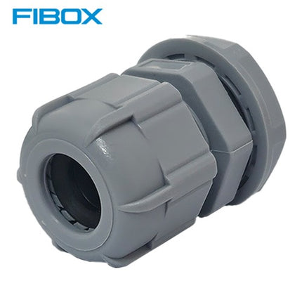 FIBOX Cable Gland, Economy Type, Gray, PGC 11 G