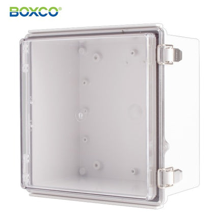 BOXCO Terminal Box, Plastic Enclosure, Hinge Type, ABS, Transparent Cover BC-ATP-212113