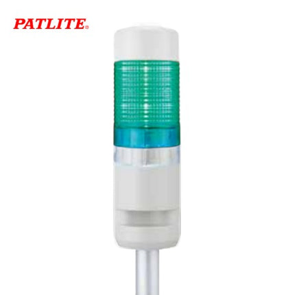 PATLITE Signal Tower Light, Buzzer Type, L-Bracket, LED, 1-Tier, Green MR4-102BL-G