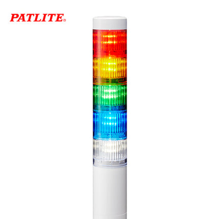 PATLITE Signal Tower Light, LED, Ø50mm, 5-Tier, DC12V LR5-501WJNW-RYGBC