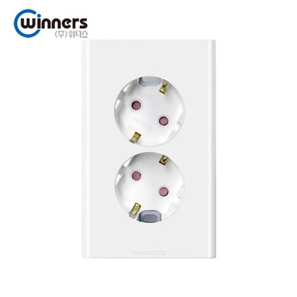 WINNERS Flush-Mount 2-Outlet Receptacle MCP2-22008