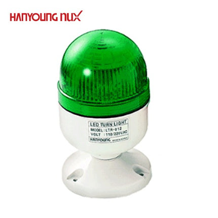HANYOUNG Rotating Warning Light, Flashing LED, Ø84mm, Green, DC12V/24V LT-R12G