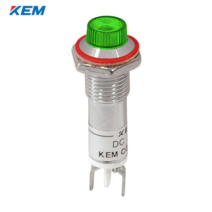KEM KEM LED Indicator Light, Ø8mm, High-Brightness, AC220V, Green KLCU-08A220-G
