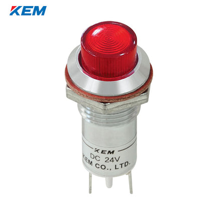 KEM KEM LED Indicator Light, Ø12mm, High-Brightness, DC5V, Red KLCU-12D05R