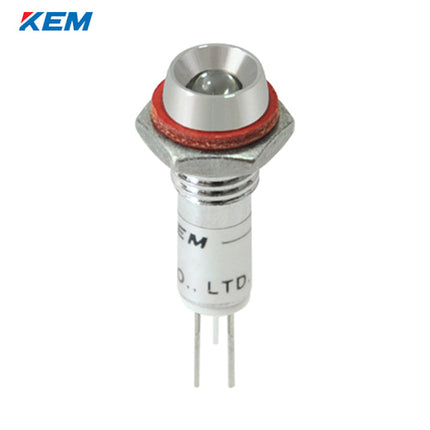 KEM KEM LED Indicator Light, Ø6mm, High-Brightness, DC3V, White KLU-06D03W