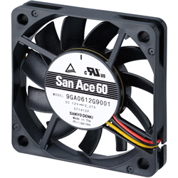 SANYO DENKI DC Cooling Fan (60×10GA), 9GA0612
