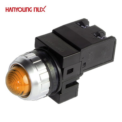 HANYOUNG Pilot Lamp, Ø25, Yellow, 100-240V AC CRP-25AY