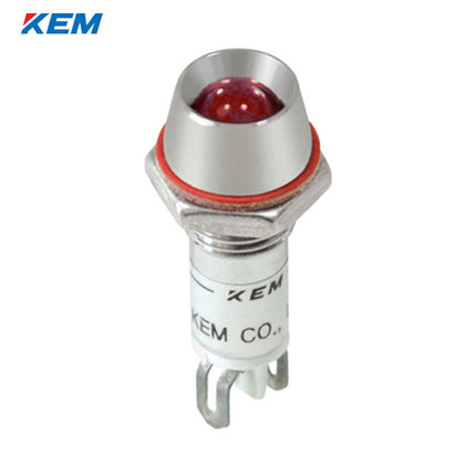 KEM KEM LED Indicator Light, Ø8, Standard-Brightness, DC3V, Red (Pack of 100) KL-08D03R