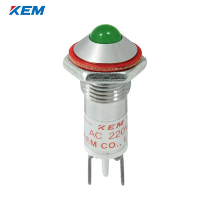 KEM KEM LED Indicator Light, Ø8, Standard-Brightness, AC110V, Green KLH-08A110G