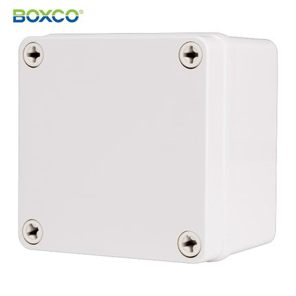 BOXCO Terminal Box, Plastic Enclosure, Bolt Type, ABS, Gray Cover BC-AGS-101007