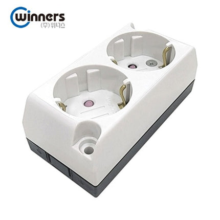 WINNERS Surface-Mount 2-Outlet Receptacle, Screw Type NCP2-02222