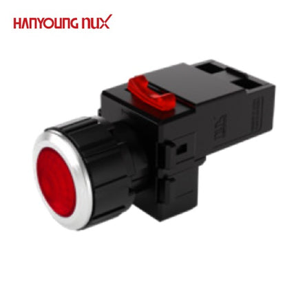 HANYOUNG Pilot Lamp, Ø25, Red, 12-24V AC/DC MRP-ND0R