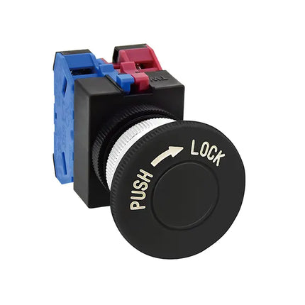 IDEC Ø22 TW Series Pushbutton Switch, Large, Push-Turn Lock, AJW4