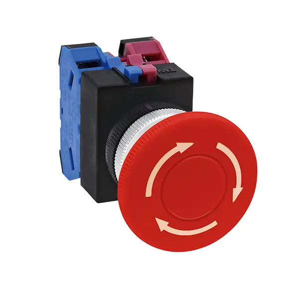 IDEC Ø22 TW Series Pushbutton Switch, Large, Push-Lock Turn-Reset, AVW4