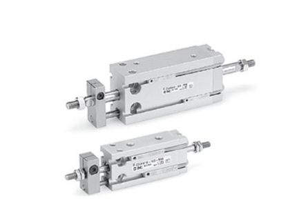 SMC CUKW Series, Free Mounting Cylinder, Non-rotating, Double Acting, Double Rod, CDUKW20-10D