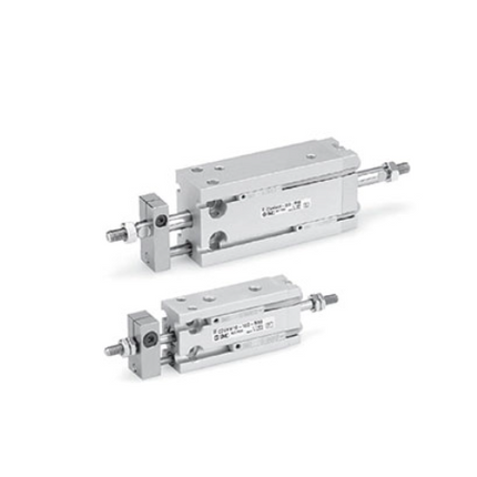 SMC CUKW Series, Free Mounting Cylinder, Non-rotating, Double Acting, Double Rod, CUKW10-25D