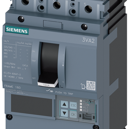 Siemens 3VA21635MQ360AA0 25 –63 A Sentron Motor Protection Circuit Breaker