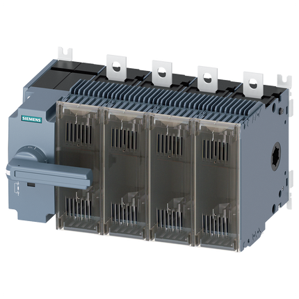 Siemens 3KF3425-2LF11 Fuse Switch Disconnector, 4 Pole, 250A Max Current, 33 700A Fuse Current