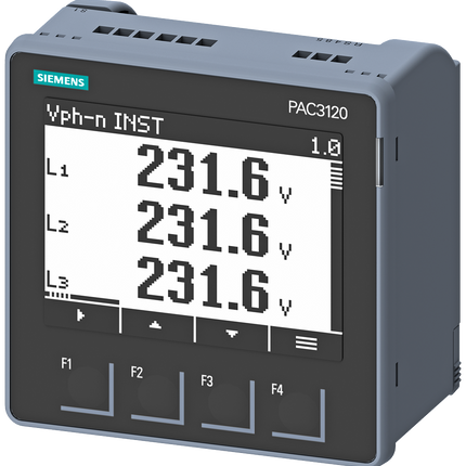 Siemens 7KM3120-1BA01-1EA0 LCD Power Monitoring Device