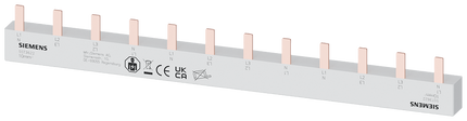 Siemens 5ST3622 SENTRON 4 Phase Busbar, 18mm Pitch (Pack of 10)