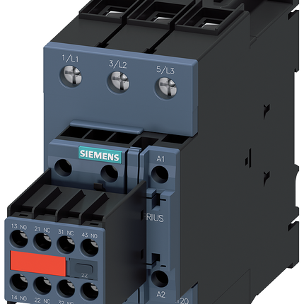 Siemens 3RT2037-1AP04-3MA0 SIRIUS Contactor, 3 Pole, 30 kW, 2NO + 2NC