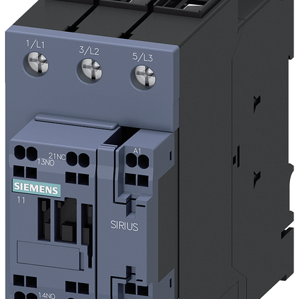 Siemens 3RT2038-3AP00 SIRIUS Contactor, 3 Pole, 37 kW, 1NO + 1NC