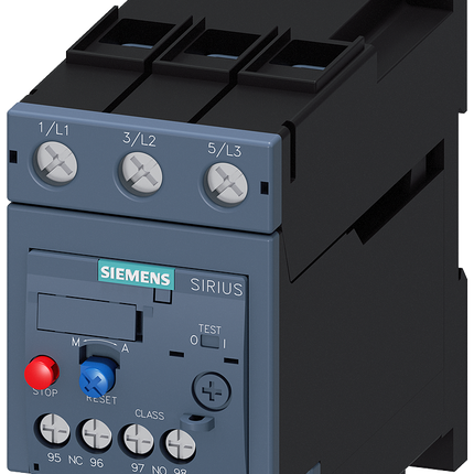 Siemens 3RU21364RB1 Contactor Relay - 1NC/1NO, 80 A F.L.C, 3 A Contact Rating, 75 kW, 3P, SIRIUS 3RU