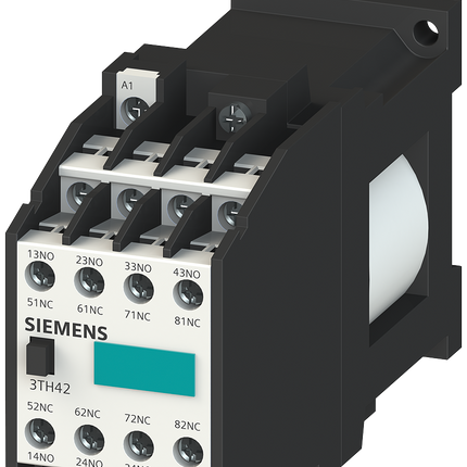 Siemens 3TH4293-0BB4 Contactor Relay - 4NO + 4NC, 10 A Contact Rating, 24 Vdc, 8P