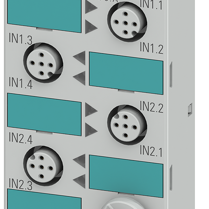 Siemens 3RK2200-0DQ20-0AA3 PLC I/O Module, AS-I