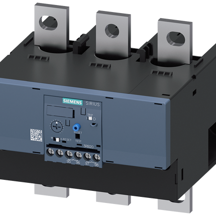 Siemens 3RB20662MC2 Contactor Relay - 1NC/1NO, 630 A F.L.C, 4 A Contact Rating, 560 kW, 3P, SIRIUS 3RB