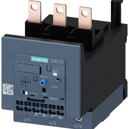 Siemens 3RB30462UD0 Contactor Relay - 1NC/1NO, 50 A F.L.C, 4 A Contact Rating, 45 kW, 3P, SIRIUS 3RB