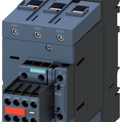 Siemens 3RT2046-1KB44-3MA0 SIRIUS Contactor, 3 Pole, 45 kW, 2NO + 2NC